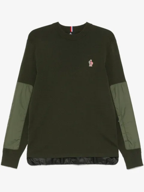Moncler Grenoble logo-patch sweater 