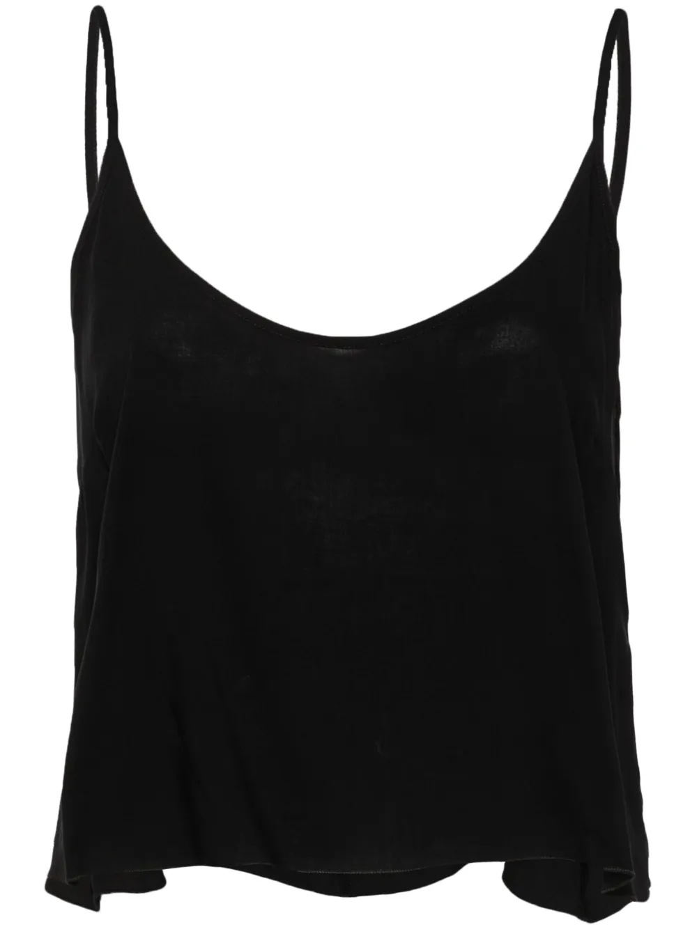 scoop-neck sleeveless tank top