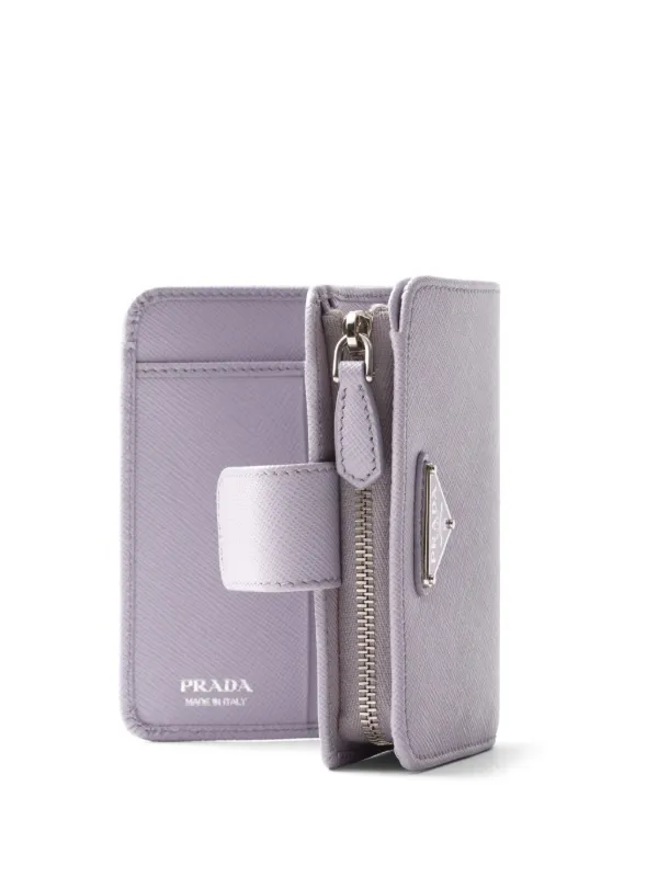 Prada サフィアーノレザー財布 | パープル | FARFETCH JP