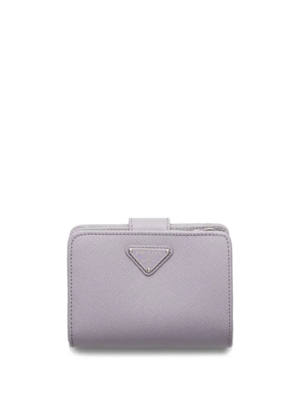 Prada サフィアーノレザー財布 | パープル | FARFETCH JP