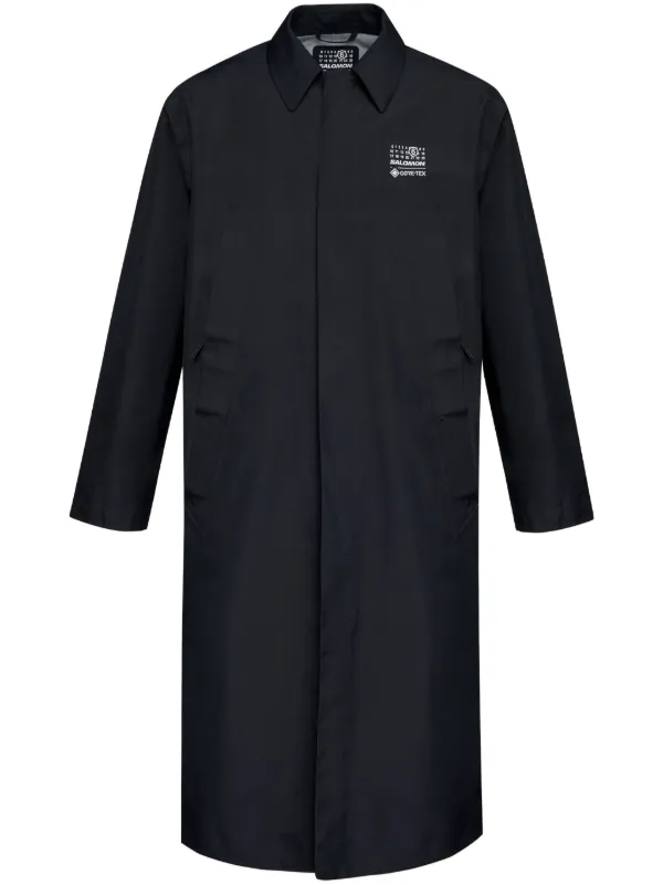 MM6 Maison Margiela X Salomon トレンチコート | ブラック | FARFETCH JP