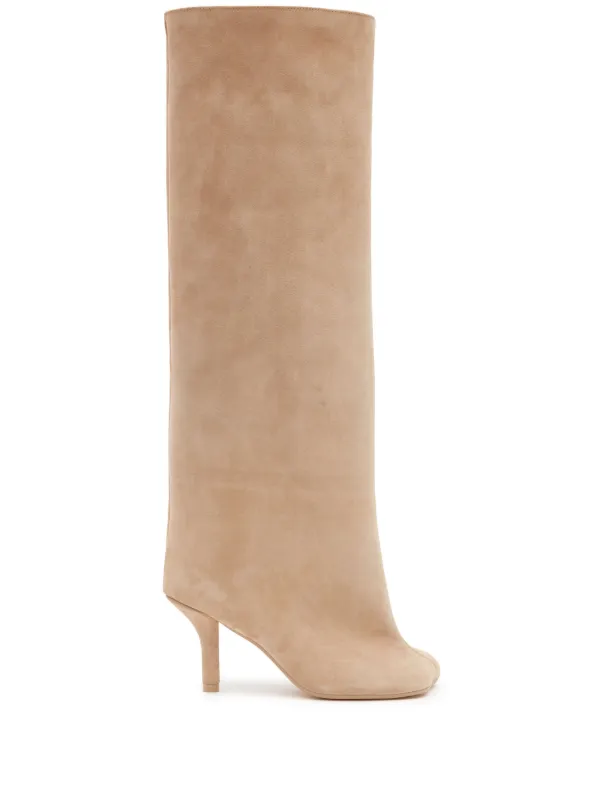 MM6 Maison Margiela Anotomic slip-on Suede Boots - Farfetch