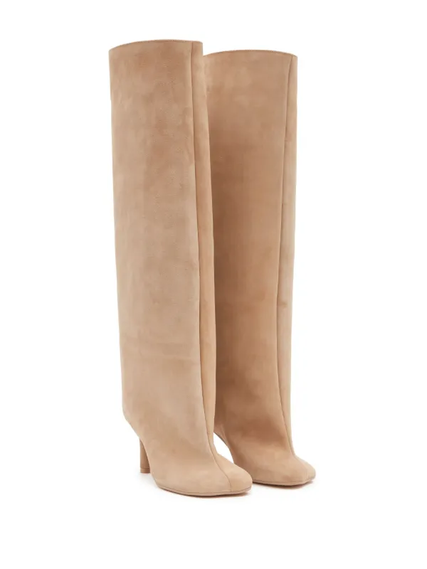 Tabi leather ballerina shoes