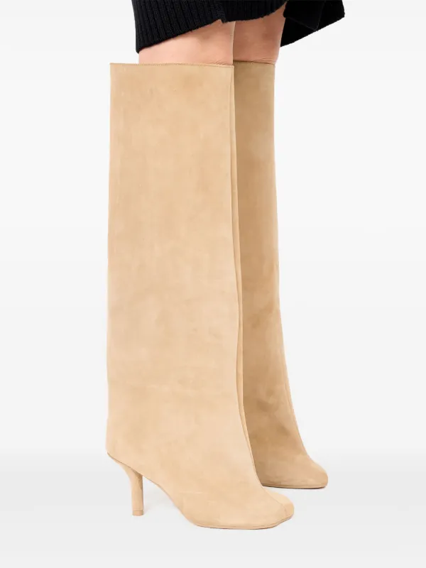 MM6 Maison Margiela Anotomic slip-on Suede Boots - Farfetch