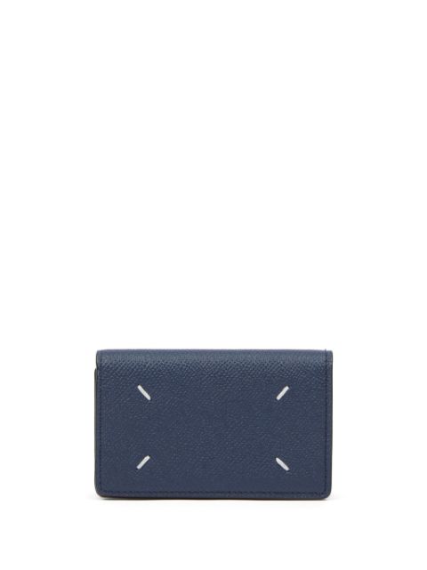 Maison Margiela four-stitch leather card holder Men