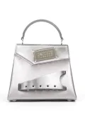 Maison Margiela Snatched leather tote bag - Silver