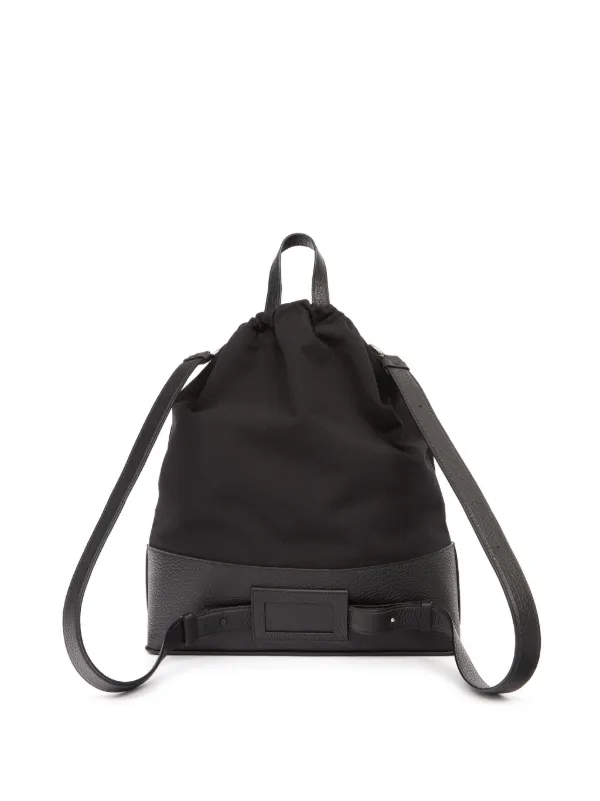 Maison Margiela Daily Drawstring Medium Backpack | Black