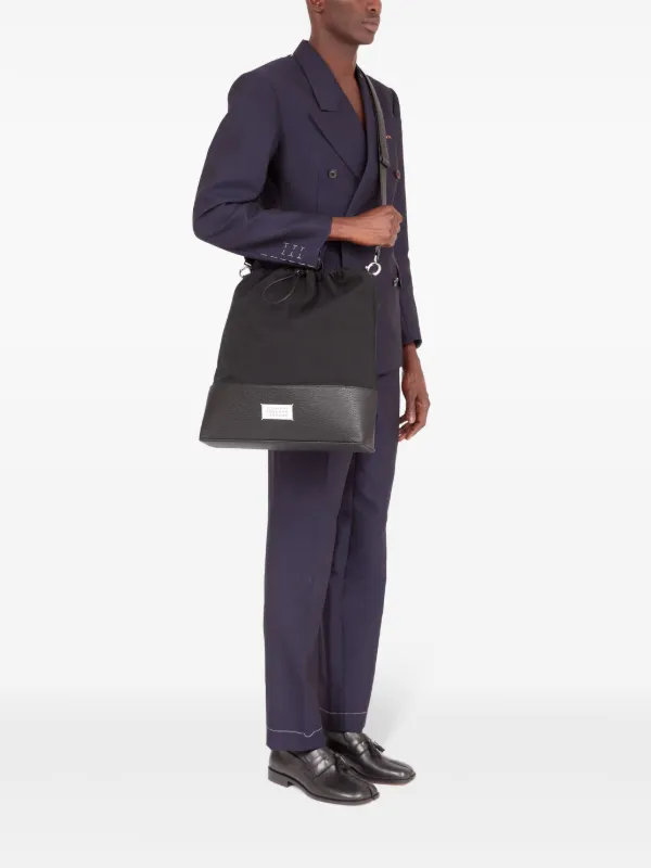 Maison Margiela Daily Drawstring Medium Backpack | Black