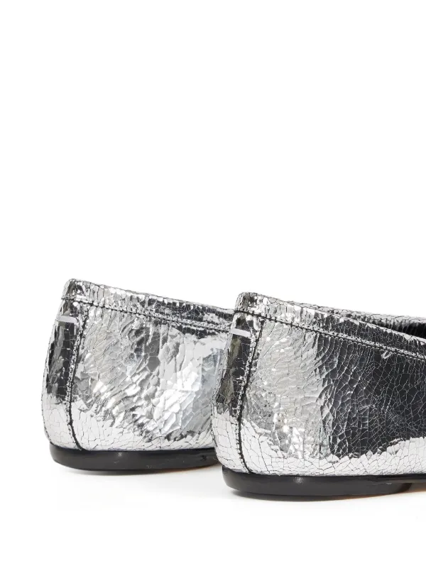 Maison Margiela Tabi Ballerina Shoes | Silver | FARFETCH Maison Margiela Tabi Ballerina Shoes | Silver | FARFETCH