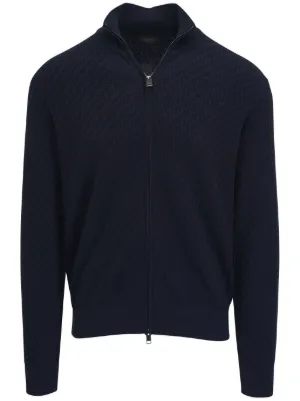 Zegna ハイネック ジップカーディガン | グレー | FARFETCH JP