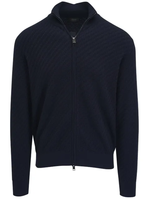 Brioni zipped cardigan
