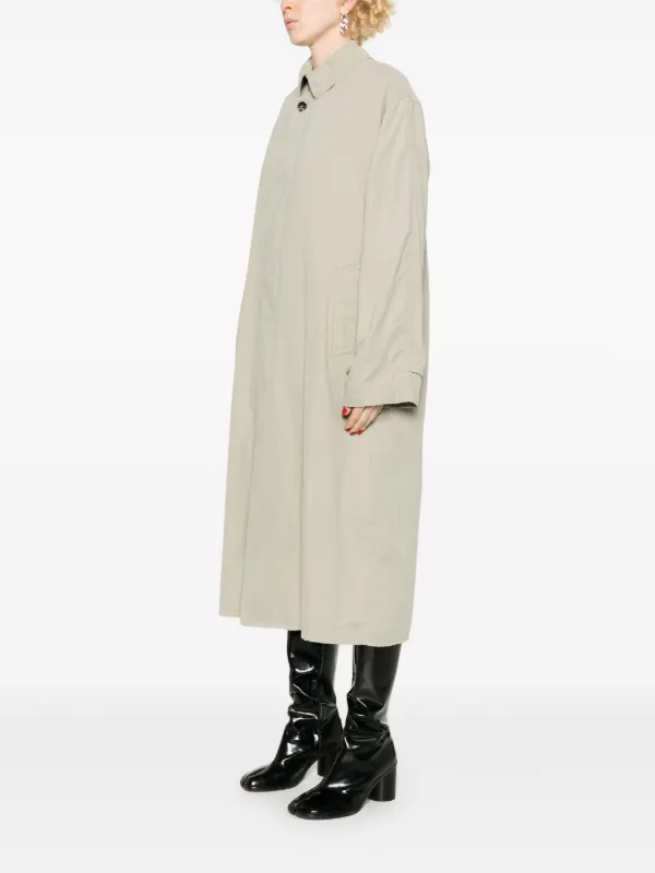 【絶品】 Maison Margiela JP FARFETCH | ニュートラル | トレンチコート ロゴ スカート