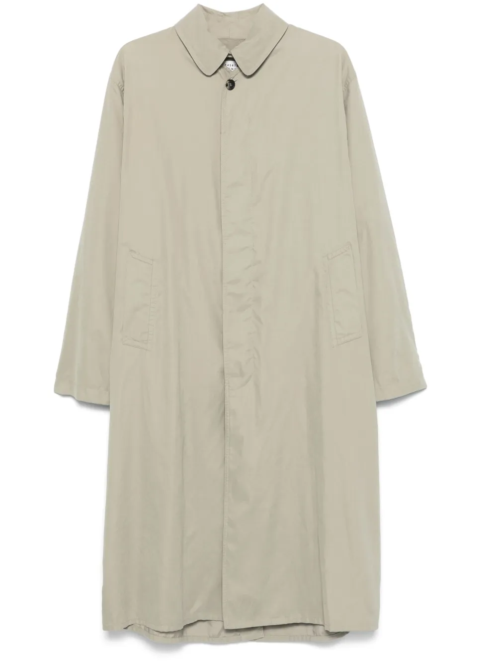 Maison Margiela four-stitch Logo Trench Coat | Neutrals