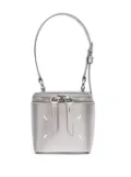 Maison Margiela Micro Cube leather tote bag - Silver