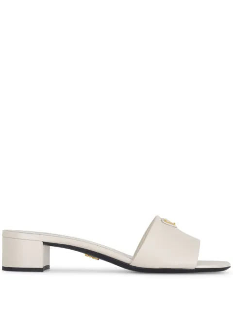 Prada 35mm triangle-logo mules