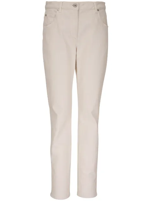 Brunello Cucinelli Monili-detail slim-cut trousers