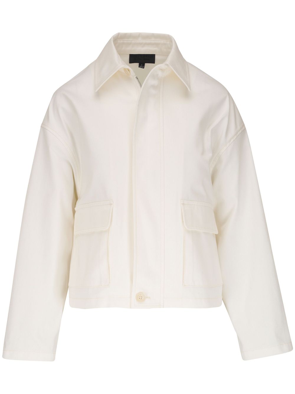 Nili Lotan flap-pocket cotton jacket - White