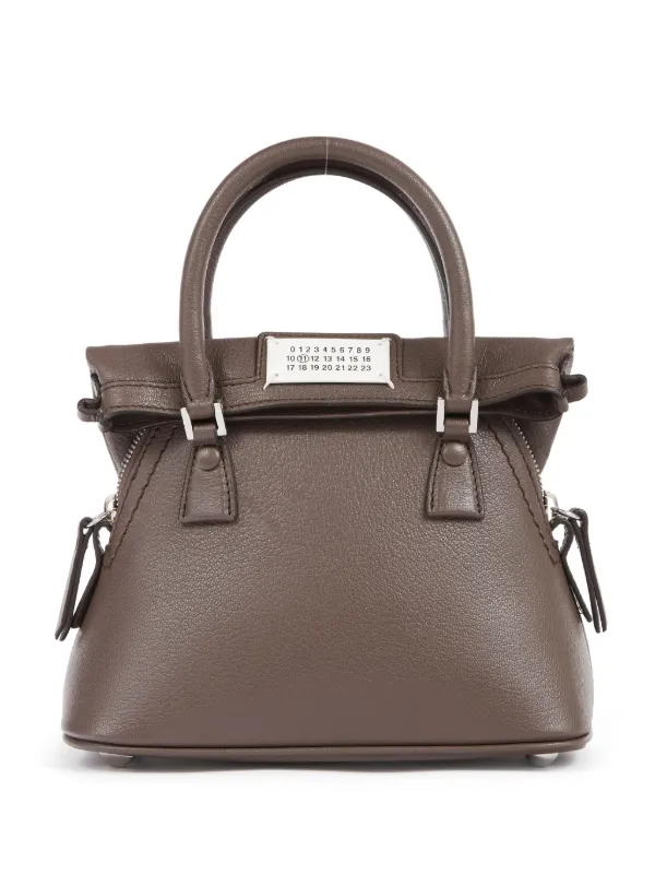 マルジェラブラウン5AC マイクロトートバッグ