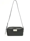 MM6 Maison Margiela Numeric leather shoulder bag - Black