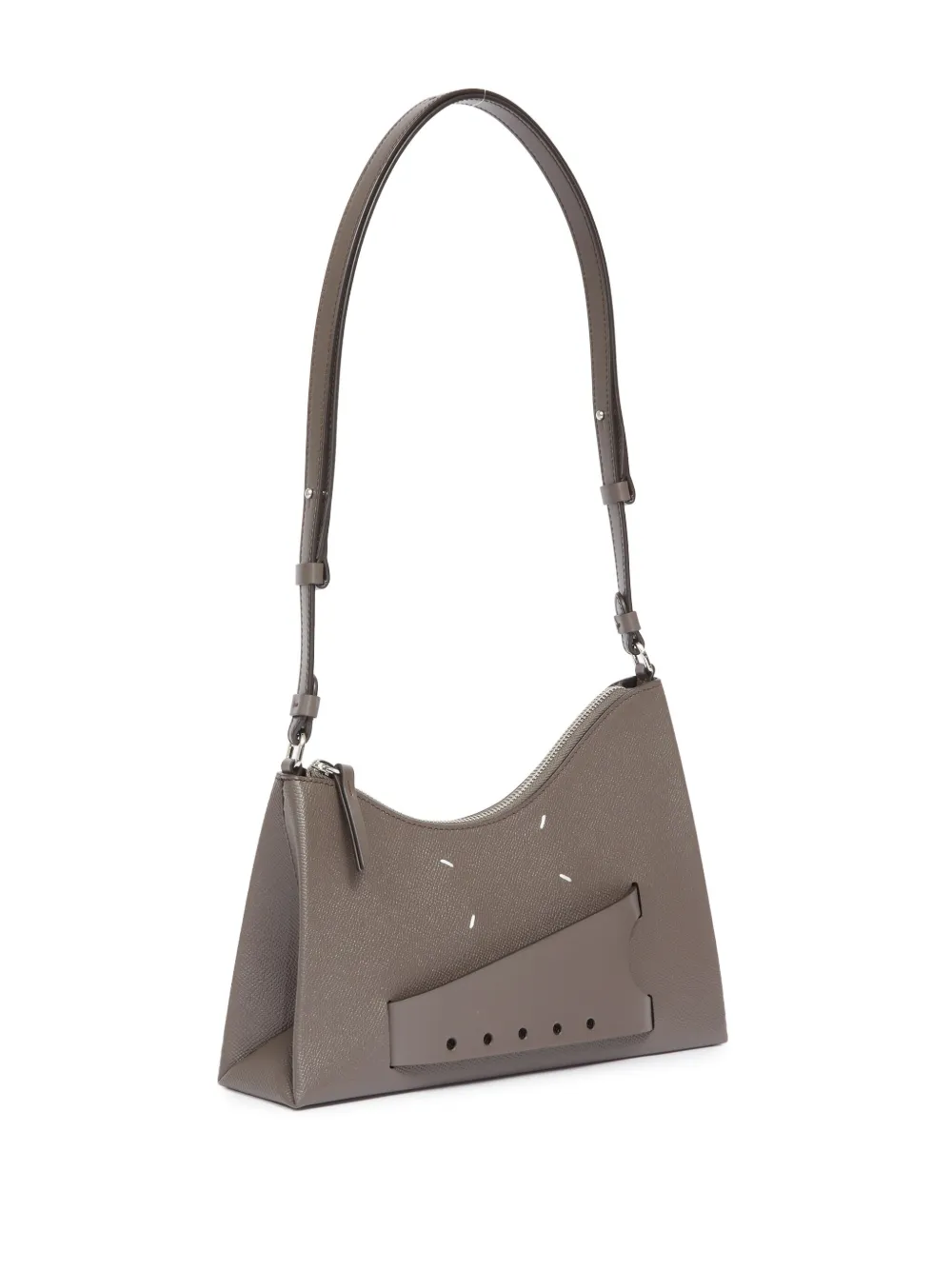 Maison Margiela Snatched Hobo leren tas Grijs