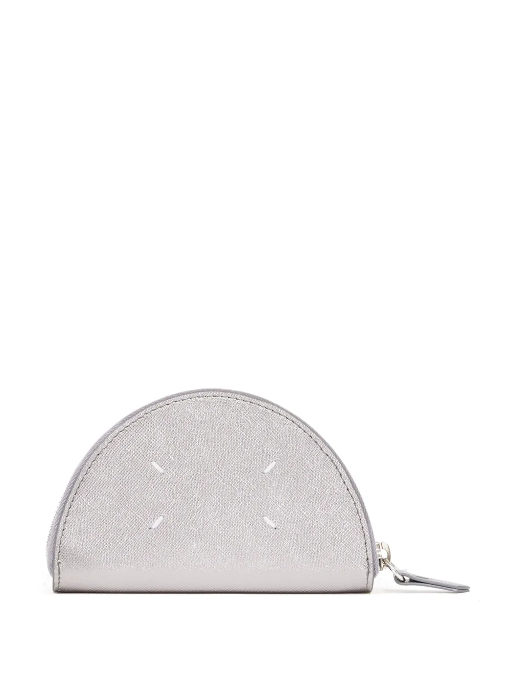 Maison Margiela Leren portemonnee Zilver