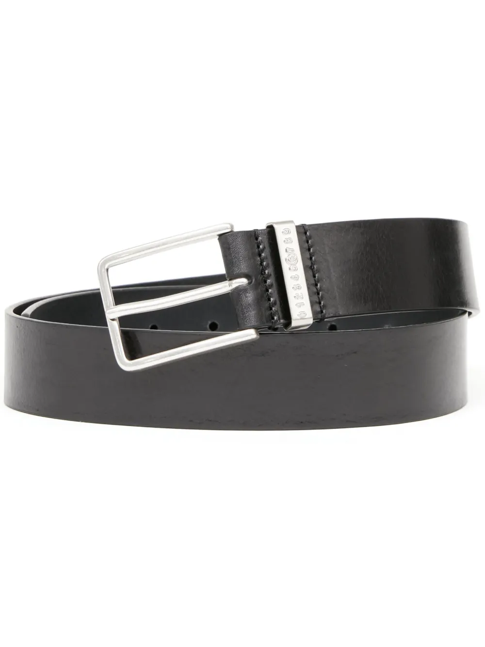 美品 MM6 Maison Margiela ダブルバックル ベルト　黒 美品 MM6 Maison Margiela ダブルバックル ベルト 黒 MM6