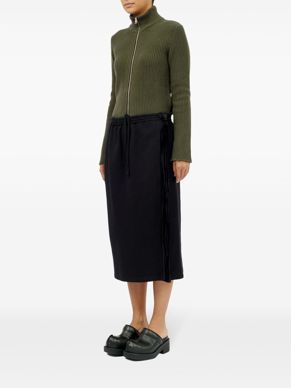 MM6 Maison Margiela cotton jersey midi skirt Women