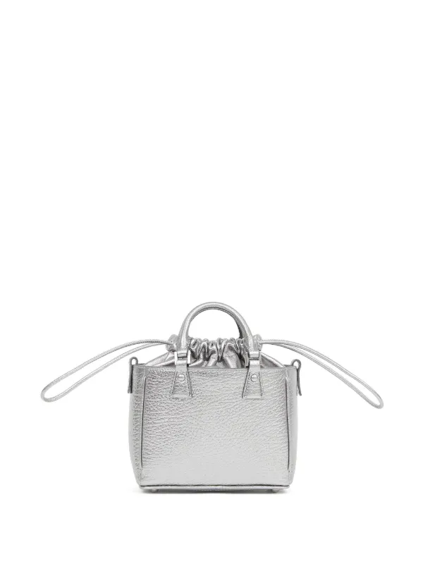 mecre ハンドバッグ　シルバー Maison Margiela 5AC メタリック ハンドバッグ | シルバートーン