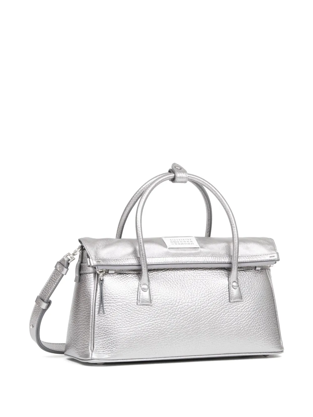 Maison Margiela Medium 5AC leren shopper Zilver