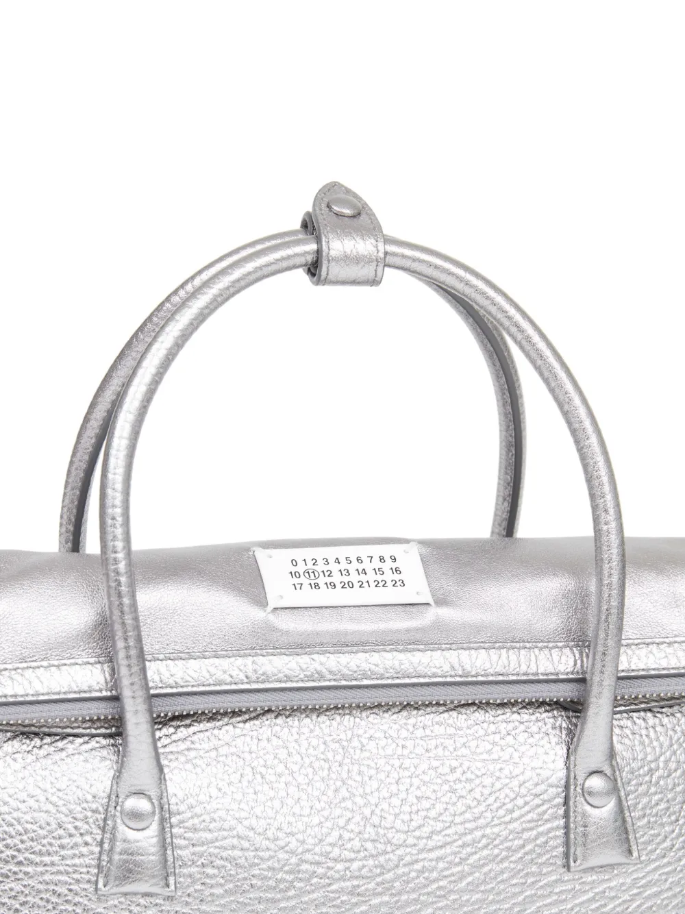 Maison Margiela Medium 5AC leren shopper Zilver