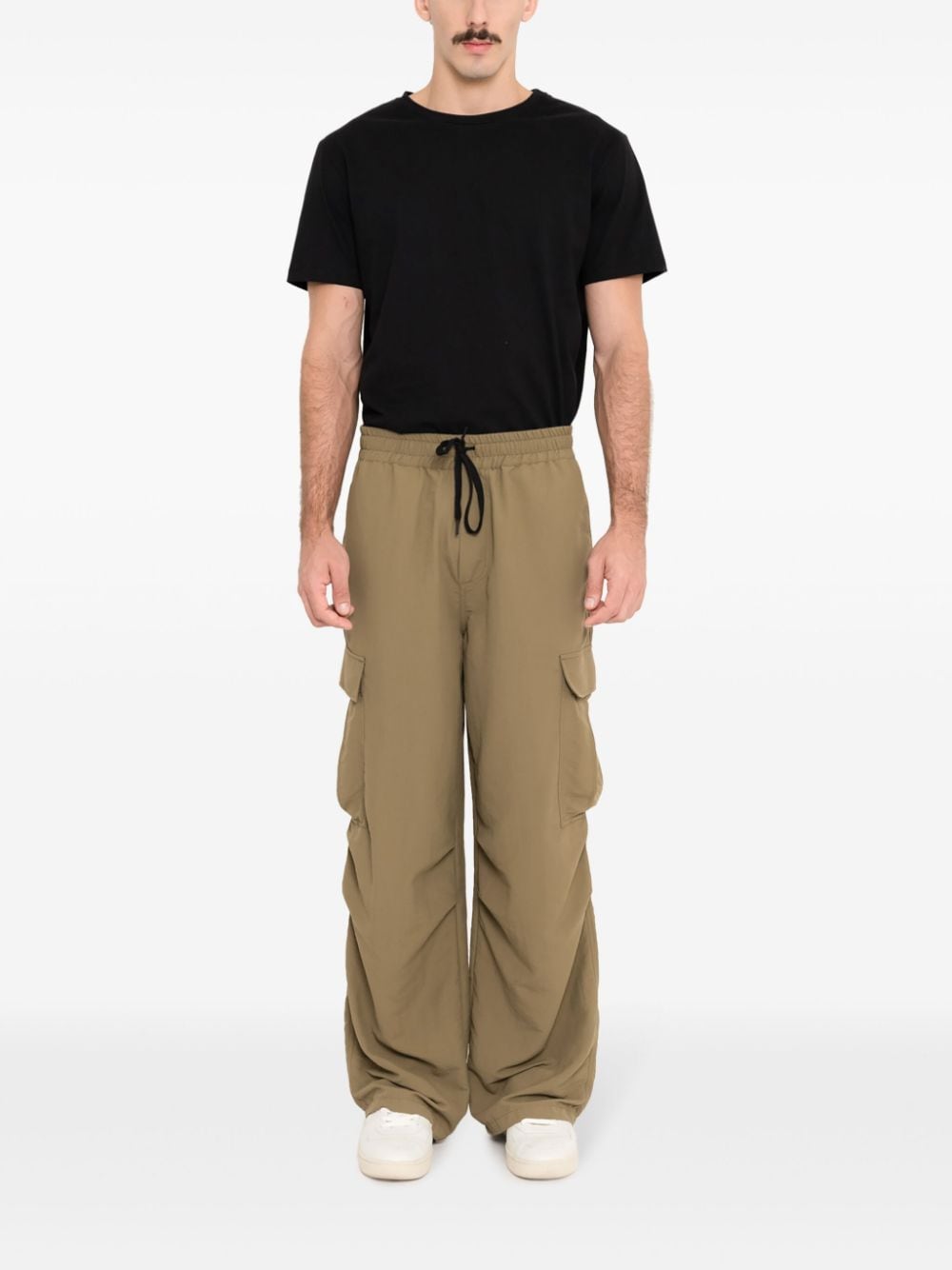 Uma | Raquel Davidowicz Yuval Robichek patchwork cargo trousers - Groen