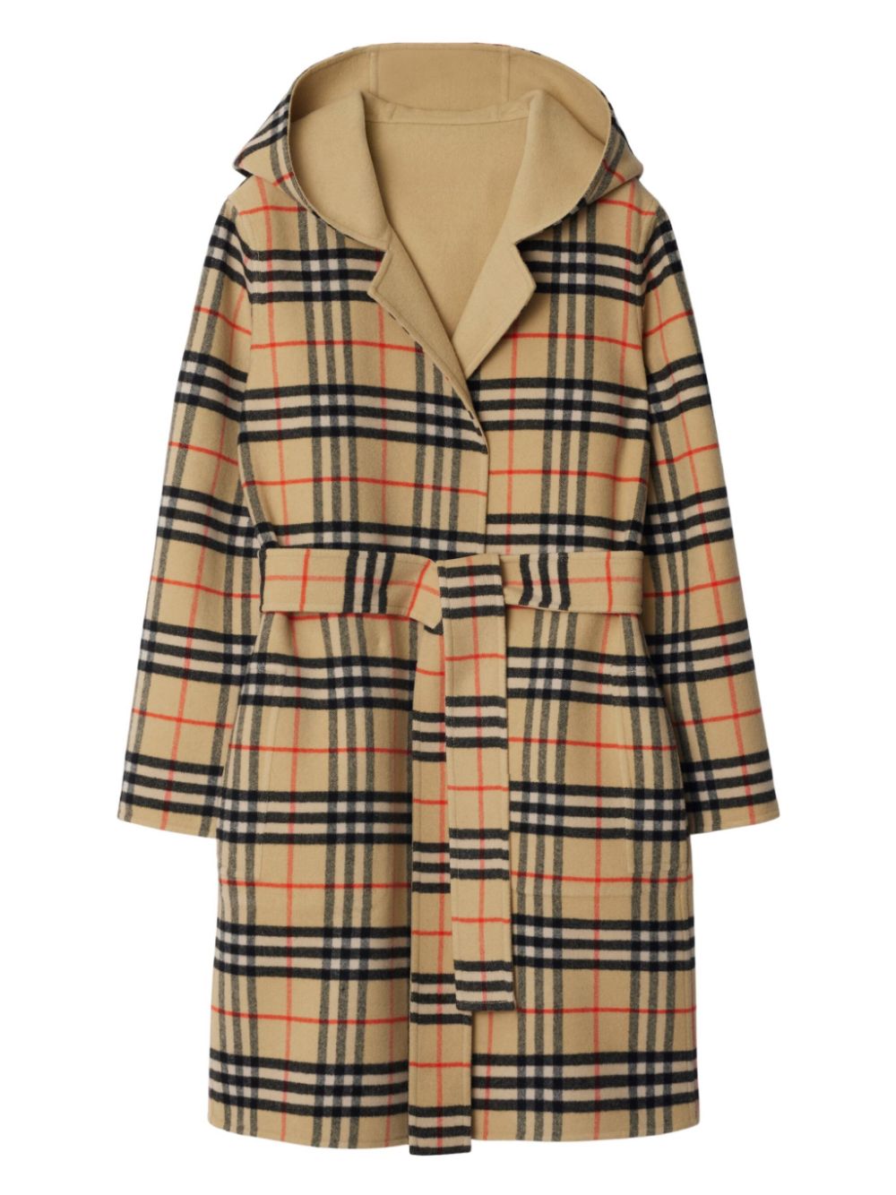 Vintage Check wool coat