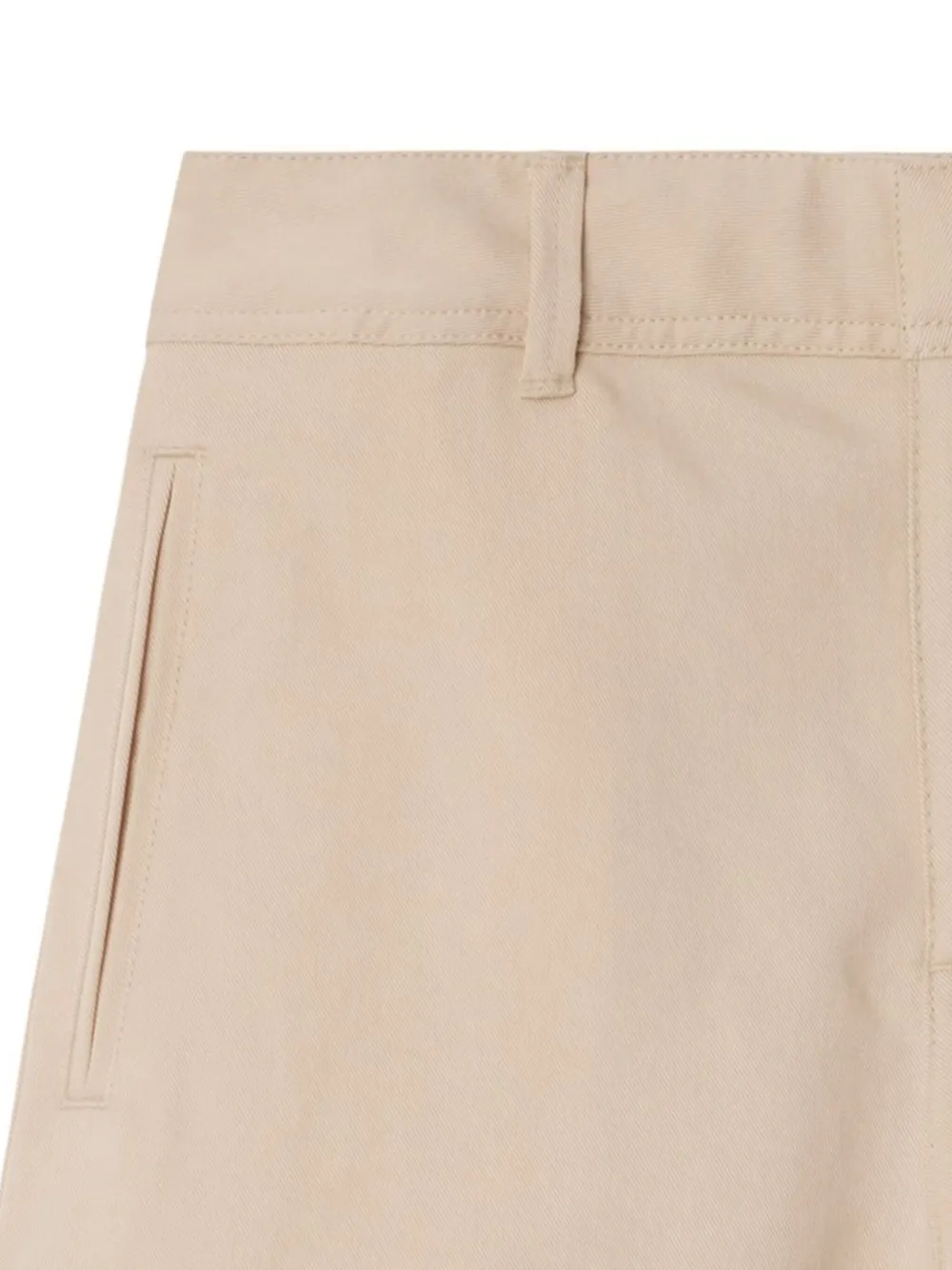 Burberry Kids Shorts van katoenblend Beige