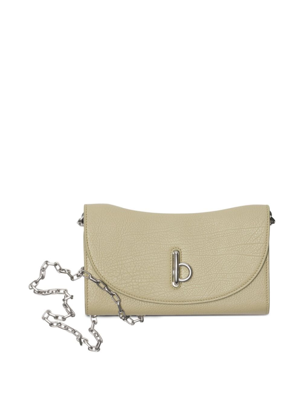 Burberry Rocking Horse Chain Wallet In Neutral