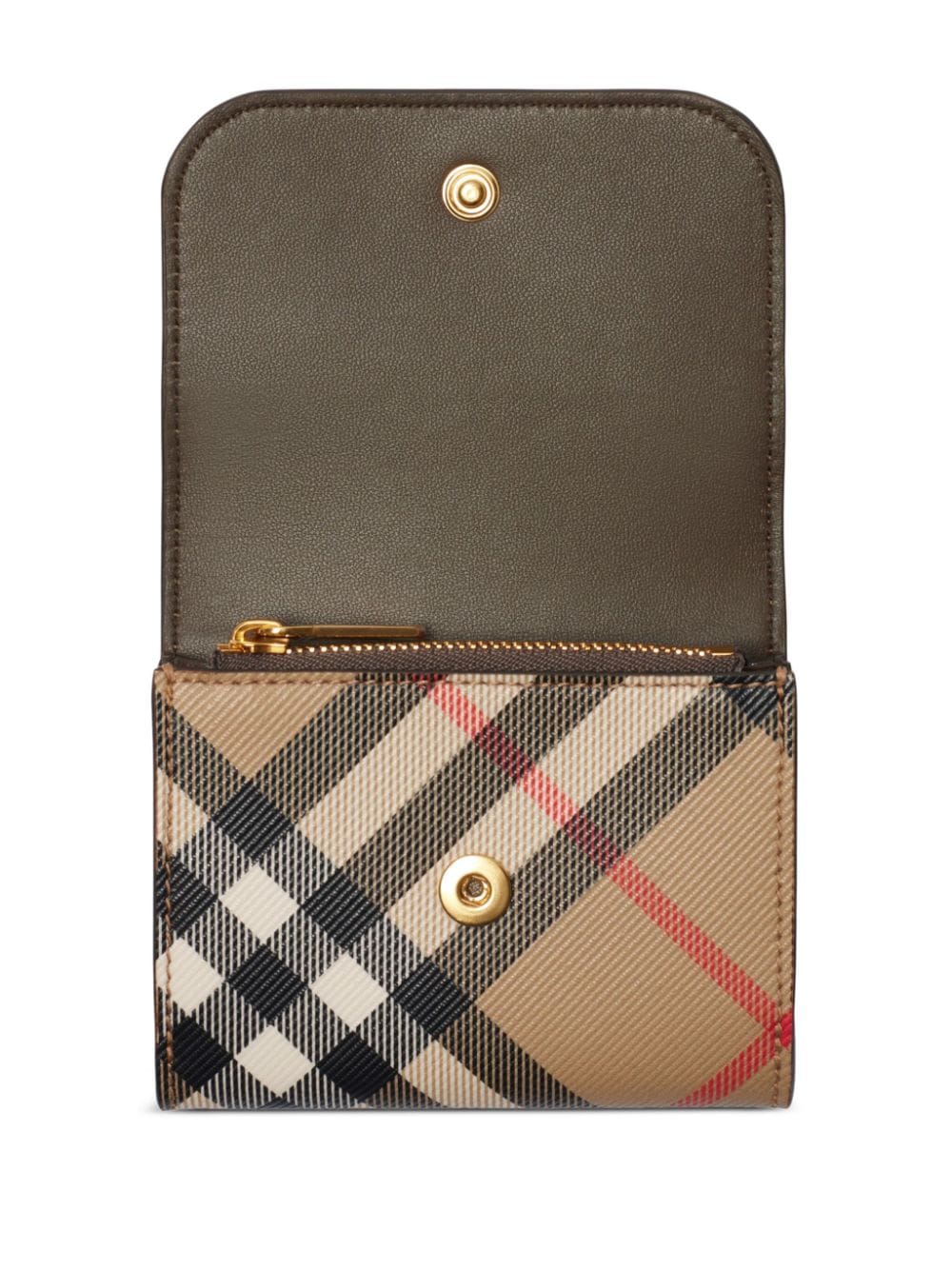 Shop Burberry Vintage-check Wallet In 中性色