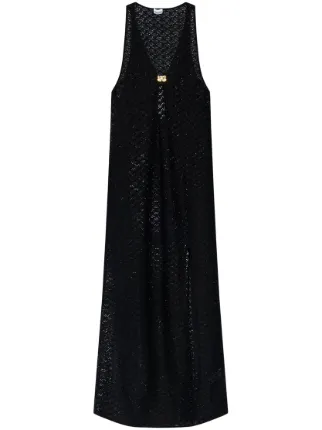 formal maxi dresses for women with sleeves Long-Sleeve Long Embellished Formal Dress CLCD864 Mocha Gold / 2