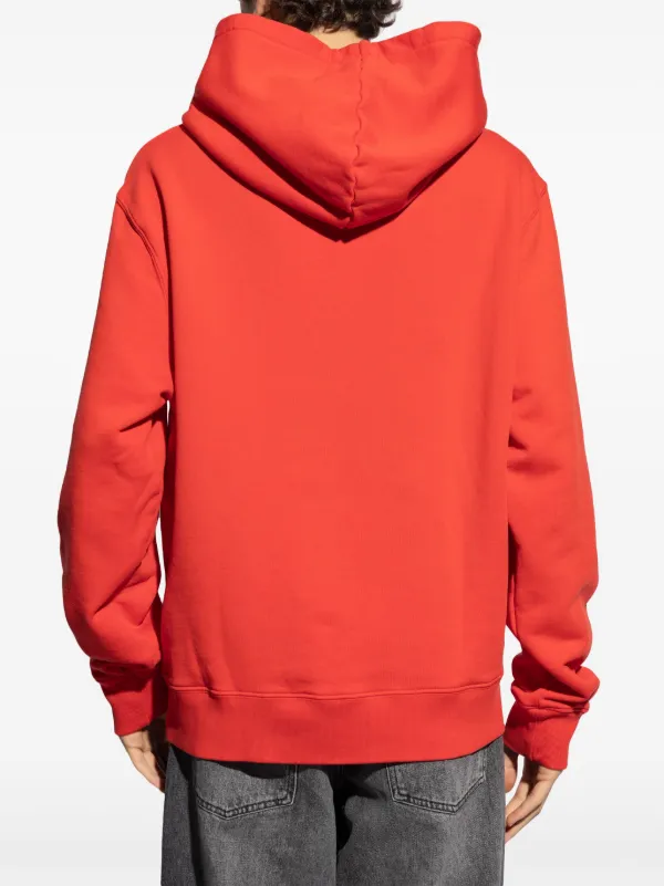 AMIRI MA ロゴ コットン パーカー スウェット レッド AMIRI logo-print Cotton Hoodie | Red | FARFETCH