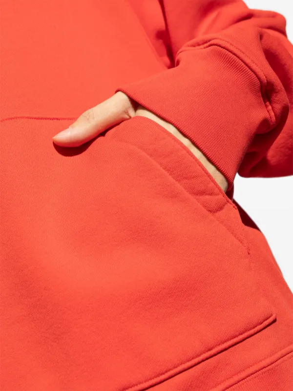 AMIRI logo-print Cotton Hoodie | Red | FARFETCH