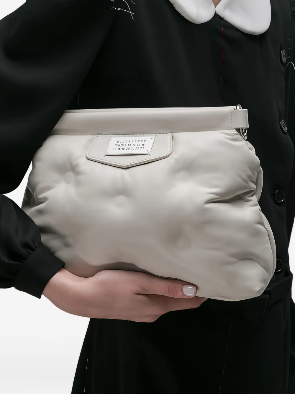 Maison Margiela Glam Slam kleine gewatteerde shopper - Beige