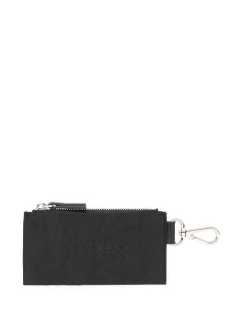 MM6 Maison Margiela debossed logo cardholder Men