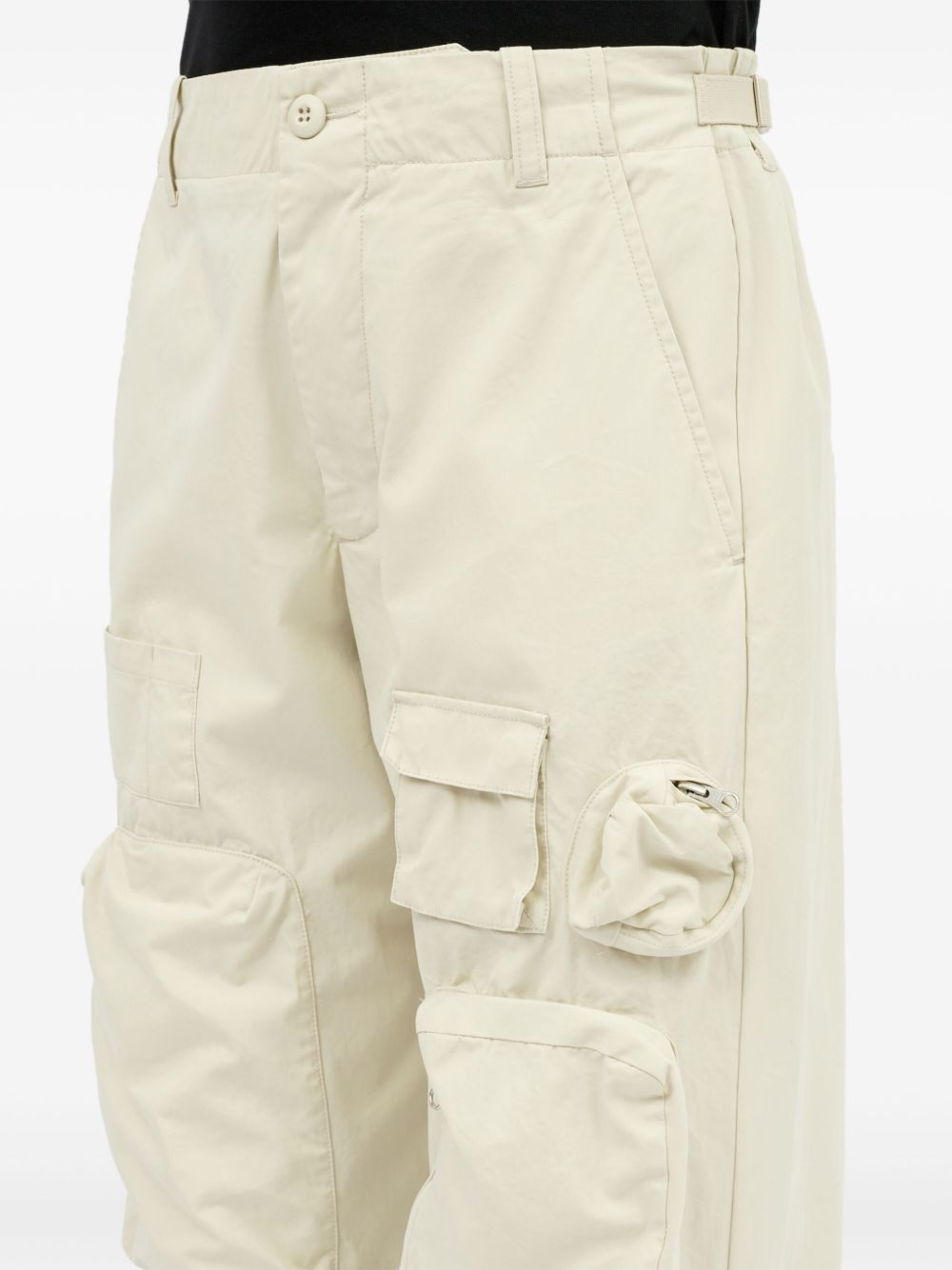 MM6 Maison Margiela cotton gabardine-wave cargo trousers Women