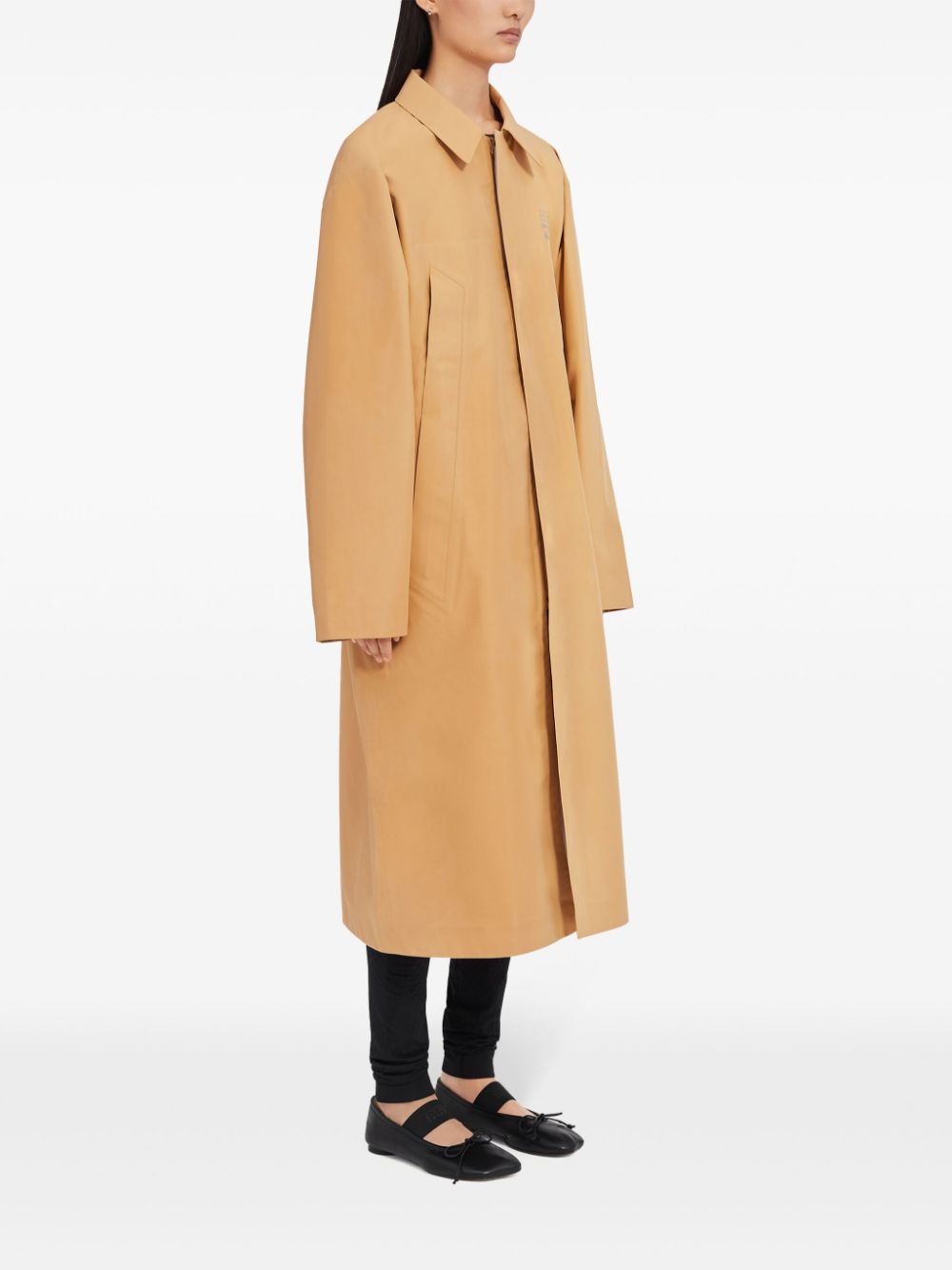 Shop Mm6 Maison Margiela Mm6 X Salomon Trench Coat In Neutrals