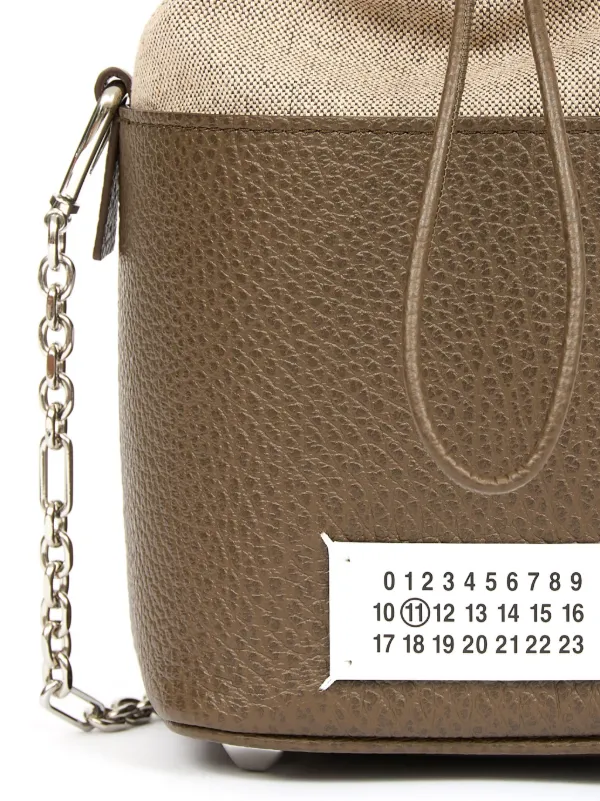 MAISON MARGIELA 5AC レザーバケットバッグ Maison Margiela 5AC レザーバケットバッグ S | ブラック