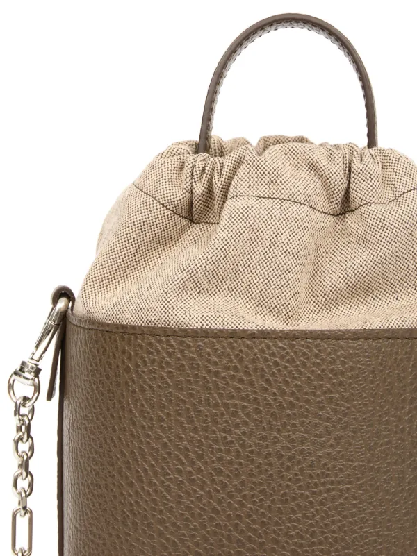 MAISON MARGIELA 5AC レザーバケットバッグ Maison Margiela 5AC レザーバケットバッグ S | ブラック