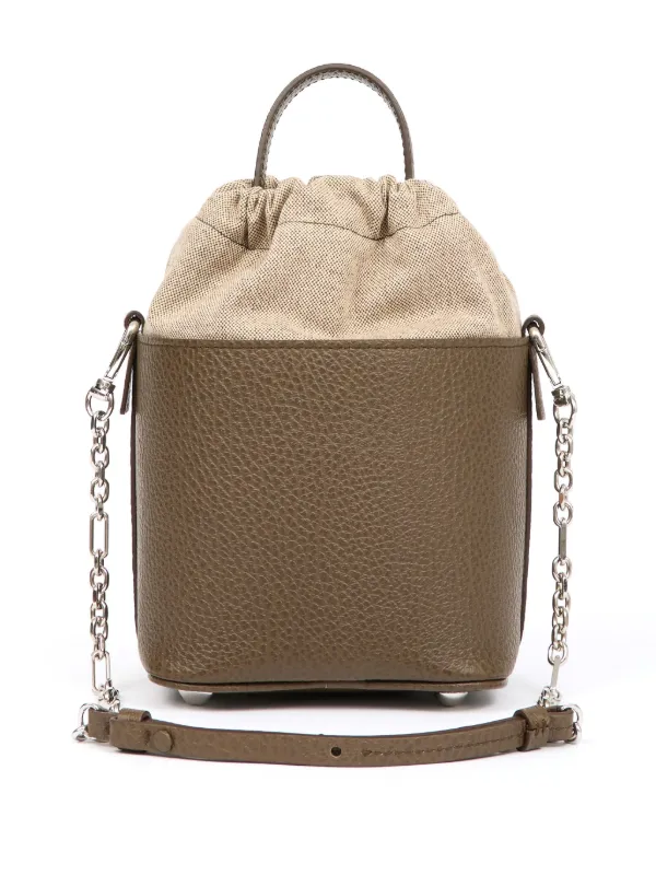 MAISON MARGIELA 5AC レザーバケットバッグ Maison Margiela 5AC レザーバケットバッグ S | ブラック