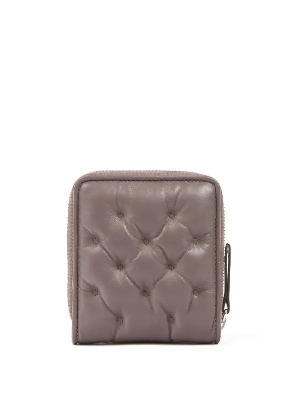 ★送料関税込み★ Maison Margiela GlamSlam Wallet lightgray Maison Margiela Small Glam Slam Wallet | Grey | FARFETCH