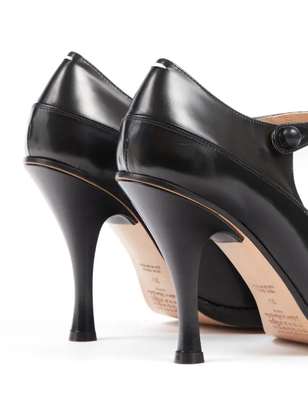 Maison Margiela Bourgeoise 100mm Leather Pumps | Black Maison Margiela Bourgeoise 100mm Leather Pumps | Black
