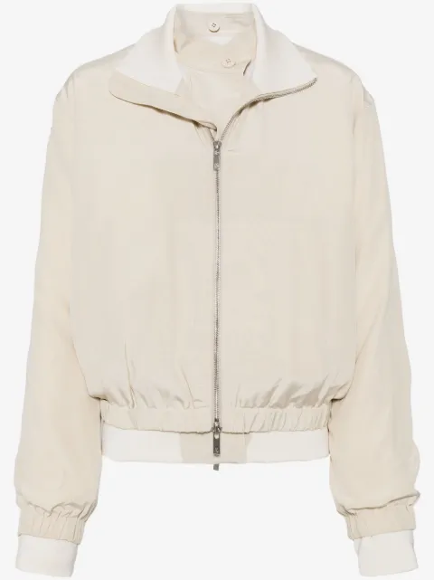 Helmut Lang panelled reversible bomber jacket