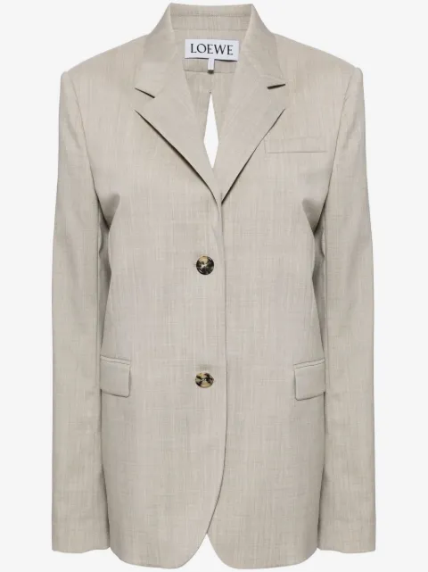 LOEWE blazer con lazo en la espalda