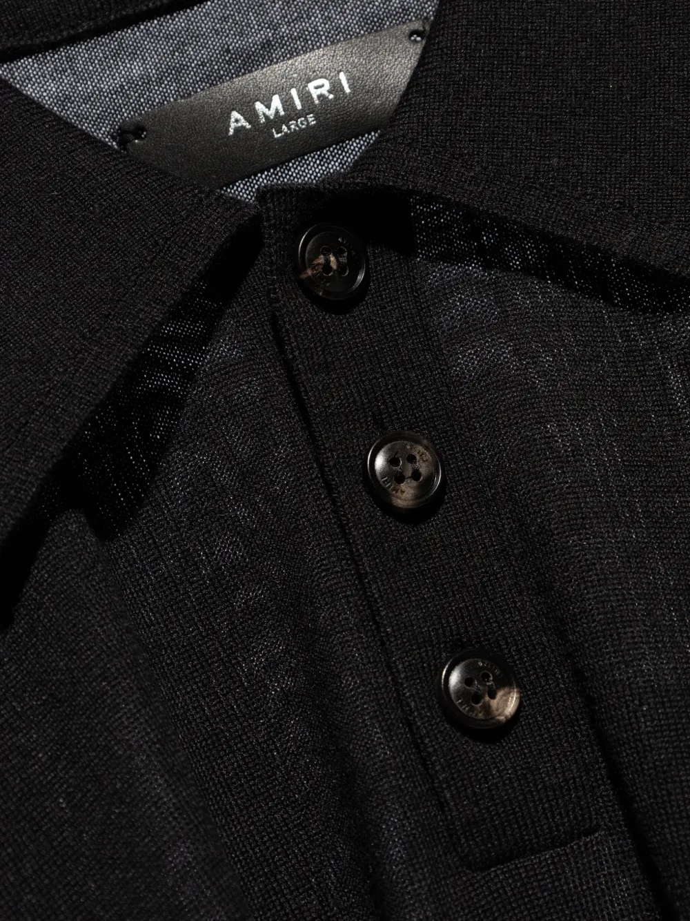 AMIRI ポロシャツ | ブラック | FARFETCH JP